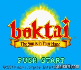 Boktai The Sun Is In Your Hand Patch Download