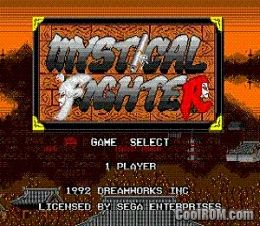 Mystical Fighter ROM Download for Sega Genesis - CoolROM.com.au